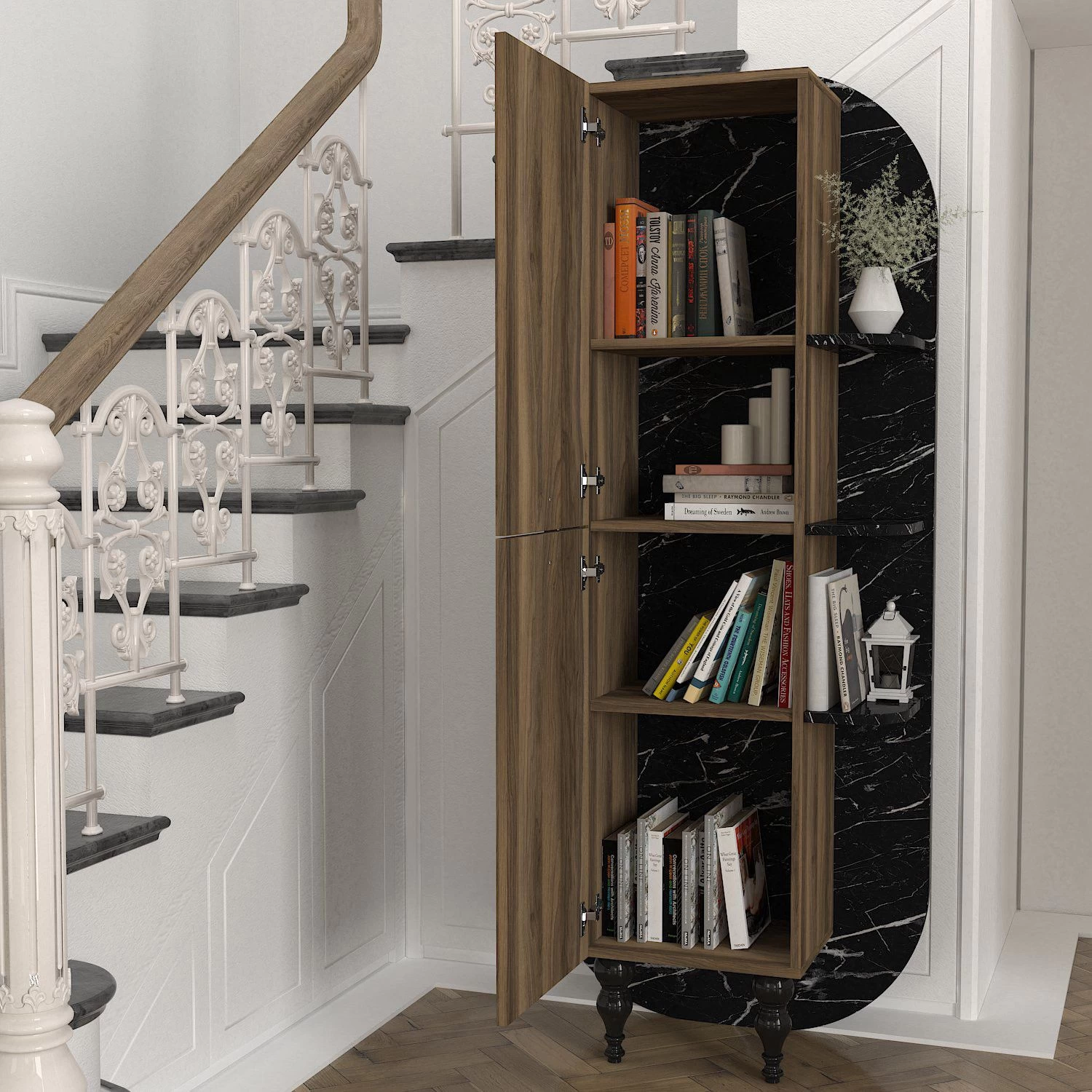 Tera Home Boekenplank | 18 Mm Dikte | Notenhout 9 Tera Home Boekenplank | 18 Mm Dikte | Notenhout - Afbeelding 7