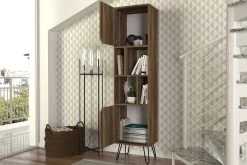 Tera Home Boekenplank | 18mm Dik | Notenhout Afwerking -Collectie Slaapkamermeubels 804TRH3628 20 203 321d