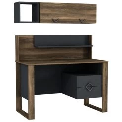 Tera Home 120cm Studiebureau | Gemelamineerd | Noten Antraciet -Collectie Slaapkamermeubels 804TRH3808 20 209 66eb