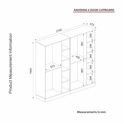 Garderobekast Talon | 100% Melamine | Witgoud -Collectie Slaapkamermeubels 804TRH3906 20 207 cfcc