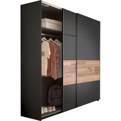 Kledingkast Aquino 215cm 2 Deuren - Grafiet/eik 13 Kledingkast Aquino 215cm 2 Deuren - Grafiet/eik -Collectie Slaapkamermeubels 80ccdf449ec81e76a3c3d63487d0db2a 8907