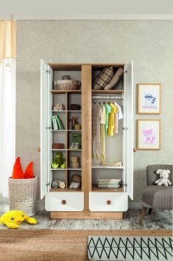 Kledingkast | Multicolor | 100% Melamine Gecoat | Zacht Sluitende Deuren | LED Hangrail 17 Kledingkast | Multicolor | 100% Melamine Gecoat | Zacht Sluitende Deuren | LED Hangrail -Collectie Slaapkamermeubels 813CLK3922 20 204 95fd