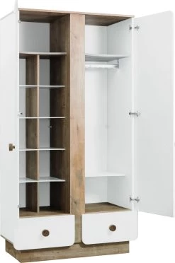 Kledingkast | Multicolor | 100% Melamine Gecoat | Zacht Sluitende Deuren | LED Hangrail 15 Kledingkast | Multicolor | 100% Melamine Gecoat | Zacht Sluitende Deuren | LED Hangrail -Collectie Slaapkamermeubels 813CLK3922 20 207 f679