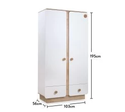 Kledingkast | Multicolor | 100% Melamine Gecoat | Zacht Sluitende Deuren | LED Hangrail 13 Kledingkast | Multicolor | 100% Melamine Gecoat | Zacht Sluitende Deuren | LED Hangrail -Collectie Slaapkamermeubels 813CLK3922 20 209 81d8