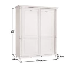 Kledingkast - 100% Melamine | Laden, Planken, LED Rail -Collectie Slaapkamermeubels 813CLK3928 20 2011 e22f