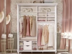 Kledingkast - 100% Melamine | Laden, Planken, LED Rail -Collectie Slaapkamermeubels 813CLK3928 20 203 7d22