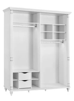 Kledingkast - 100% Melamine | Laden, Planken, LED Rail -Collectie Slaapkamermeubels 813CLK3928 20 209 4e15