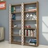 Boekenplank Woody Fashion | 124,6 X 24,2 X 170 Cm | Walnut White 1 Boekenplank Woody Fashion | 124,6 X 24,2 X 170 Cm | Walnut White -Collectie Slaapkamermeubels 845HCT3612 20 201 1c28