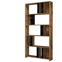 Boekenplank Woody Fashion | 90 X 20 X 180 Cm | Black Walnut 9 Boekenplank Woody Fashion | 90 X 20 X 180 Cm | Black Walnut -Collectie Slaapkamermeubels 845HCT3641 20 204 01fe