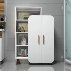 Boekenkast Kady-wit -Collectie Slaapkamermeubels 845HCT3901 20 203 d506