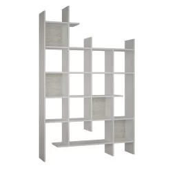 Stijlvolle Woody Fashion Boekenplank | 18mm Dik | 122x188x25cm | Wit -Collectie Slaapkamermeubels 855DTE3693 20 202 1fda