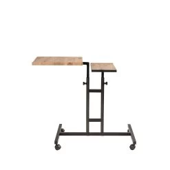 Laptoptafel Sapphire | 45,5 X 67 X 87 Cm | Metalen Frame | Kleur: Atlantic Pine Black -Collectie Slaapkamermeubels 863SPH2813 20 2010 6858