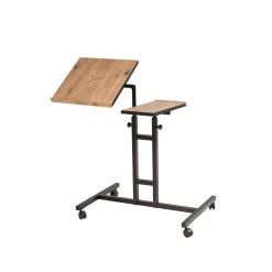 Laptoptafel Sapphire | 45,5 X 67 X 87 Cm | Metalen Frame | Kleur: Atlantic Pine Black -Collectie Slaapkamermeubels 863SPH2813 20 2012 3bb2
