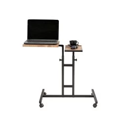 Laptoptafel Sapphire | 45,5 X 67 X 87 Cm | Metalen Frame | Kleur: Atlantic Pine Black -Collectie Slaapkamermeubels 863SPH2813 4 2767