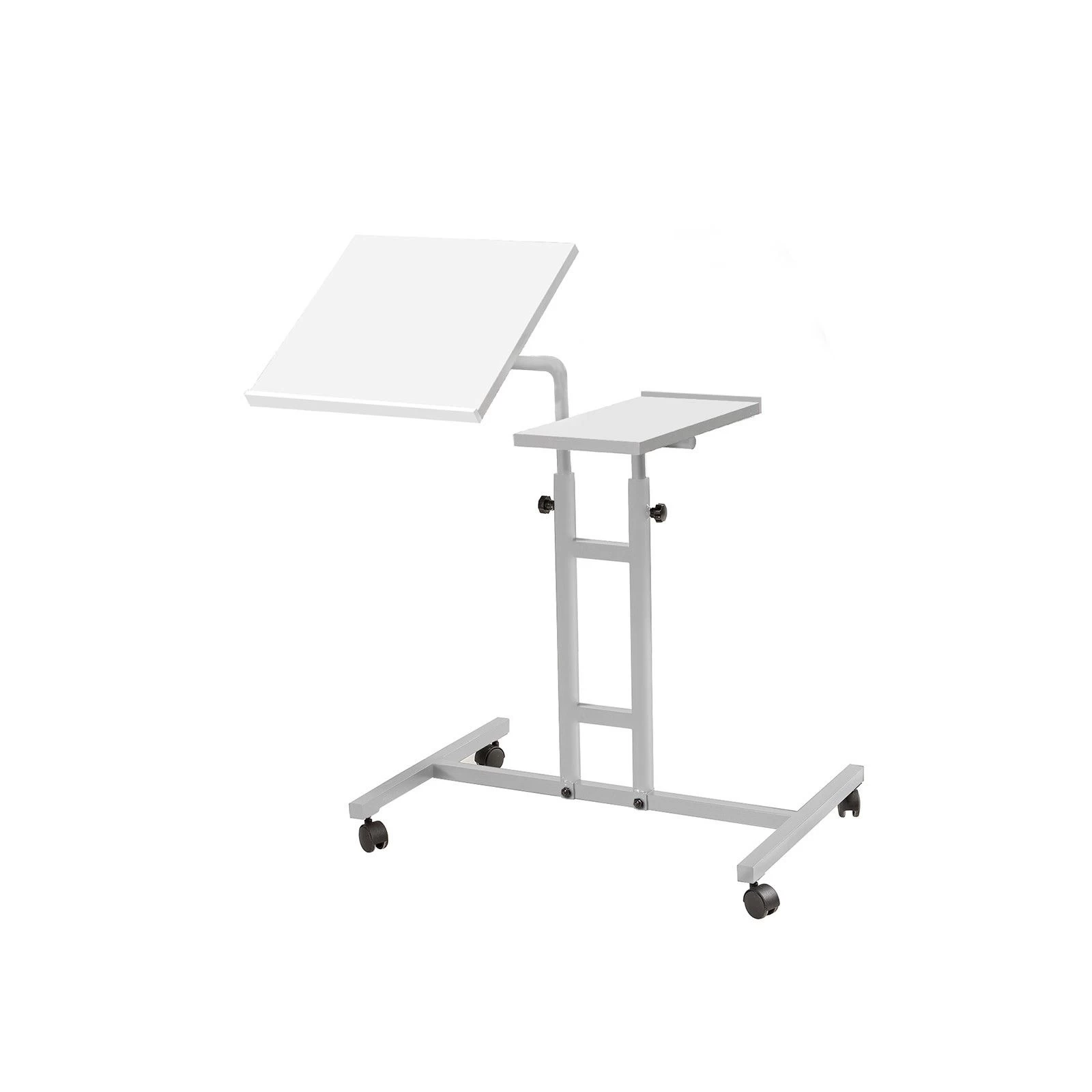 Laptoptafel Sapphire | 45,5 X 67 X 87 Cm | Metalen Frame | Kleur: Wit 9 Laptoptafel Sapphire | 45,5 X 67 X 87 Cm | Metalen Frame | Kleur: Wit - Afbeelding 7