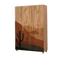 Garderobekast Vella | 100% Melamine | 18 Mm Dik | Atlantic Pine -Collectie Slaapkamermeubels 863SPH4231 20 202 7c23