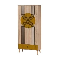 Garderobekast Vella | Melamine Coating | UV-druk | Veelkleurig 8 Garderobekast Vella | Melamine Coating | UV-druk | Veelkleurig -Collectie Slaapkamermeubels 863SPH4257 20 202 a3ae