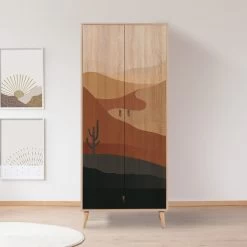 Vella Garderobekast | 100% Melamine Gecoat | Houten Poten