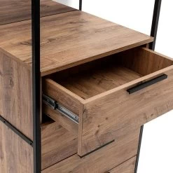 Garderobekast Sapphire | 100% Melamine | 18 Mm Dik | Atlantic Pine -Collectie Slaapkamermeubels 863SPH5411 20 205 1409