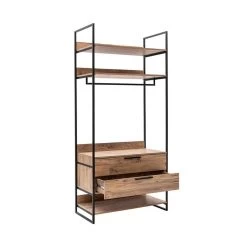 Garderobekast Saffier | 18 Mm Dik | Metalen Poten | Atlantisch Grenen -Collectie Slaapkamermeubels 863SPH5414 20 204 33f9