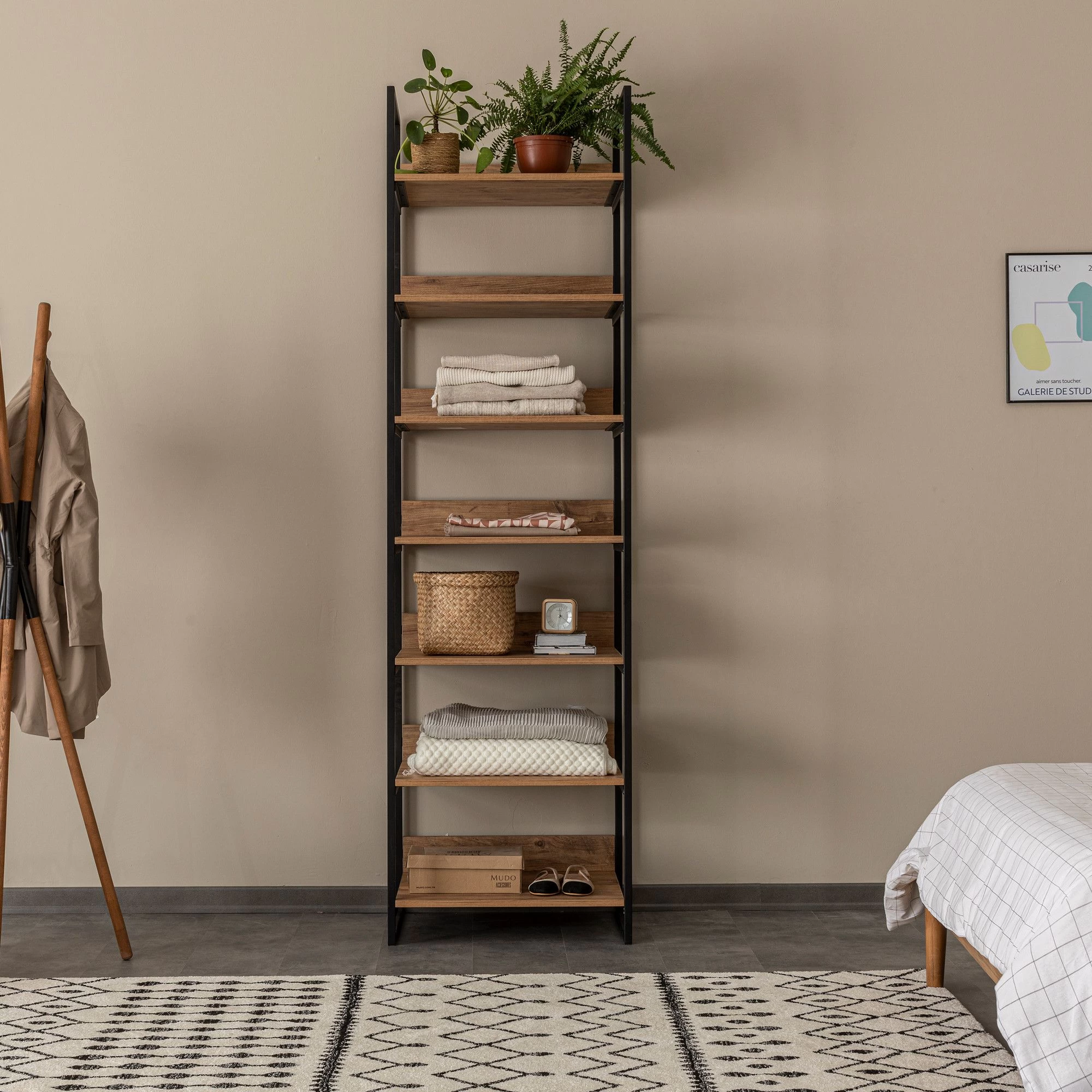 Saffier Melamine Kledingkast - 3-Delige Set | 64x225x52 | Atlantic Pine 15 Saffier Melamine Kledingkast - 3-Delige Set | 64x225x52 | Atlantic Pine - Afbeelding 13