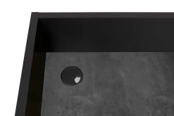 Bureau Volta 90cm - Zwart/beton -Collectie Slaapkamermeubels 9000.054075 Volga Pure Black Concrete 4 2330