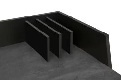 Bureau Volta 90cm - Zwart/beton -Collectie Slaapkamermeubels 9000.054075 Volga Pure Black Concrete 5 14d4