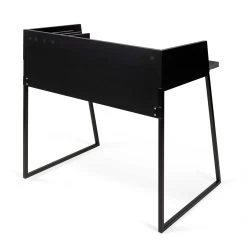 Bureau Volta 90cm - Zwart/beton -Collectie Slaapkamermeubels 9000.054075 Volga Pure Black Concrete 7 d902