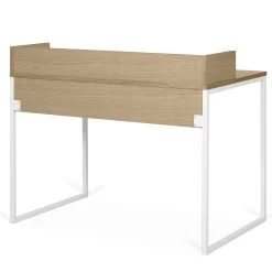 Bureau Rise 100cm - Eik/wit -Collectie Slaapkamermeubels 9003.053948 Rise Desk Light Oak Pure White 5 686b