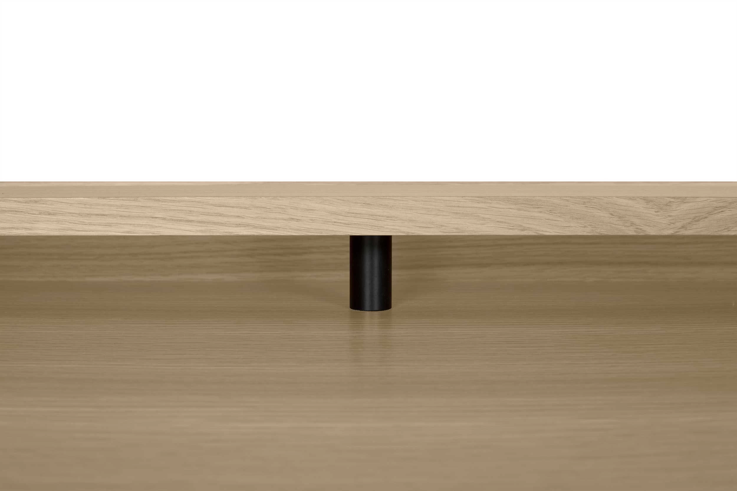 Bureau Ply 120cm Met Lade - Eik/zwart 9 Bureau Ply 120cm Met Lade - Eik/zwart - Afbeelding 7