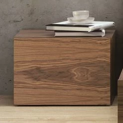 Nachtkastje Float - Walnoot