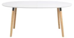 Verlengbare Eettafel Benjamin 170/270x100cm - Wit/ Eik -Collectie Slaapkamermeubels 917E938F C55A 4590 A26F D9D152175906 0254