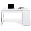 Bureau Prado 130cm - Wit/chroom 2 Bureau Prado 130cm - Wit/chroom -Collectie Slaapkamermeubels 9500.052514 Prado white with Chrome Legs 3 c5ce