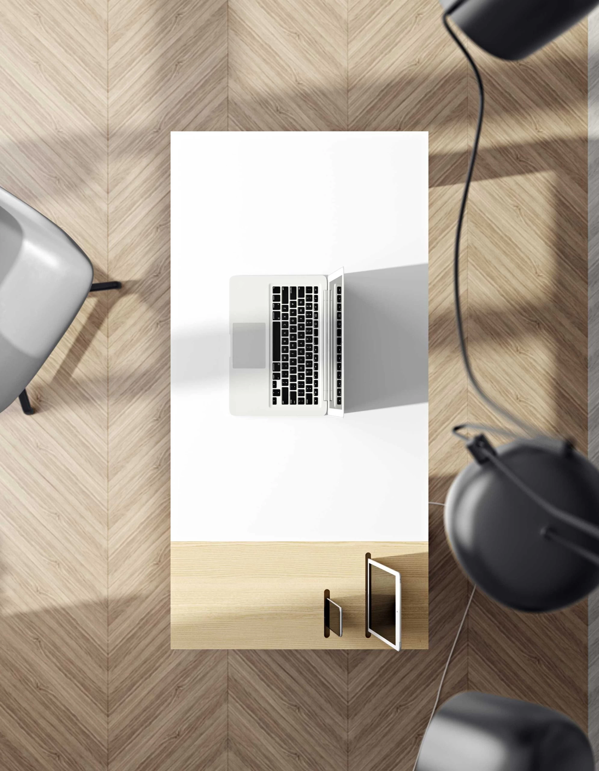 Bureau Harbour - Wit/eik 7 Bureau Harbour - Wit/eik - Afbeelding 5