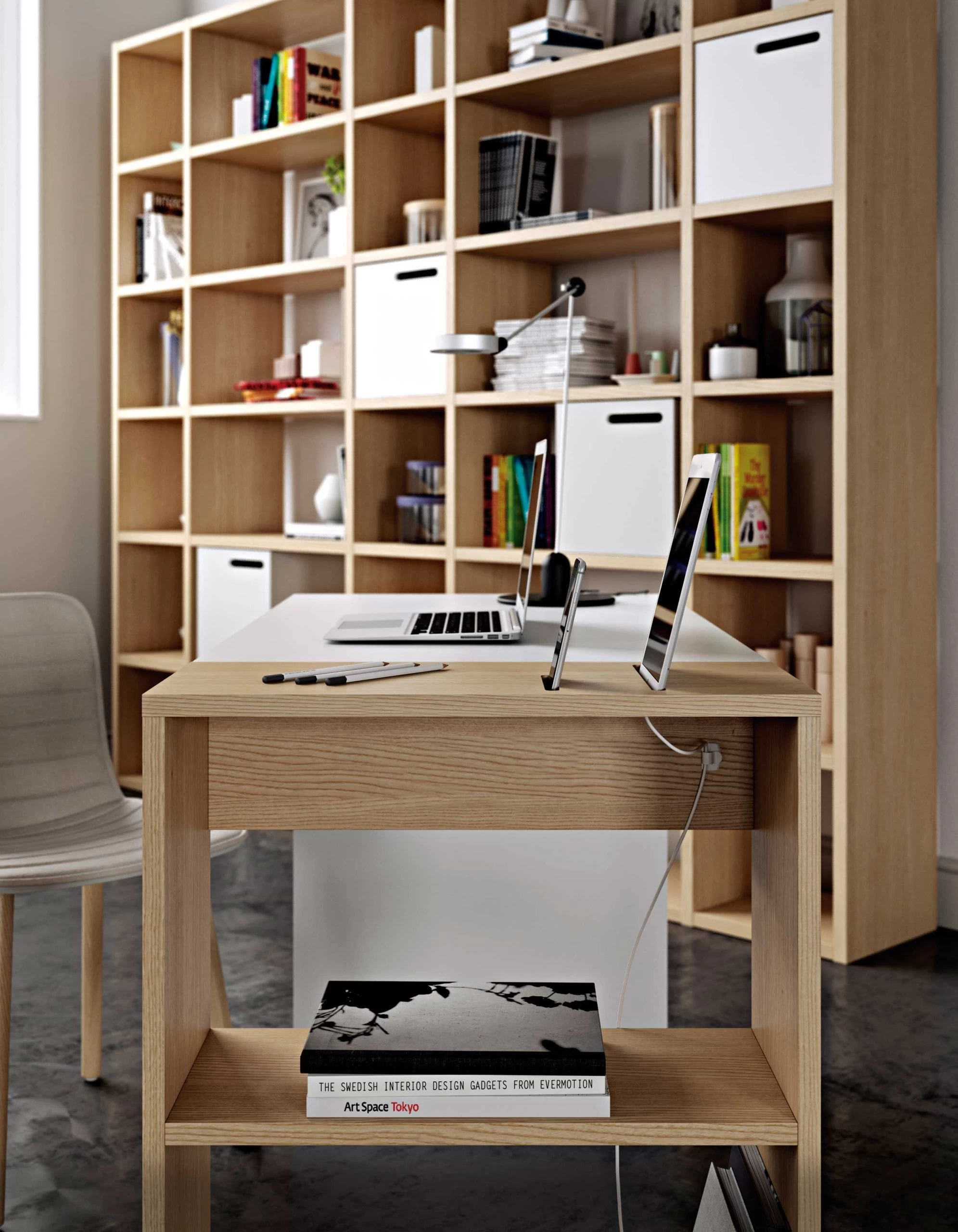 Bureau Harbour - Wit/eik 12 Bureau Harbour - Wit/eik - Afbeelding 10