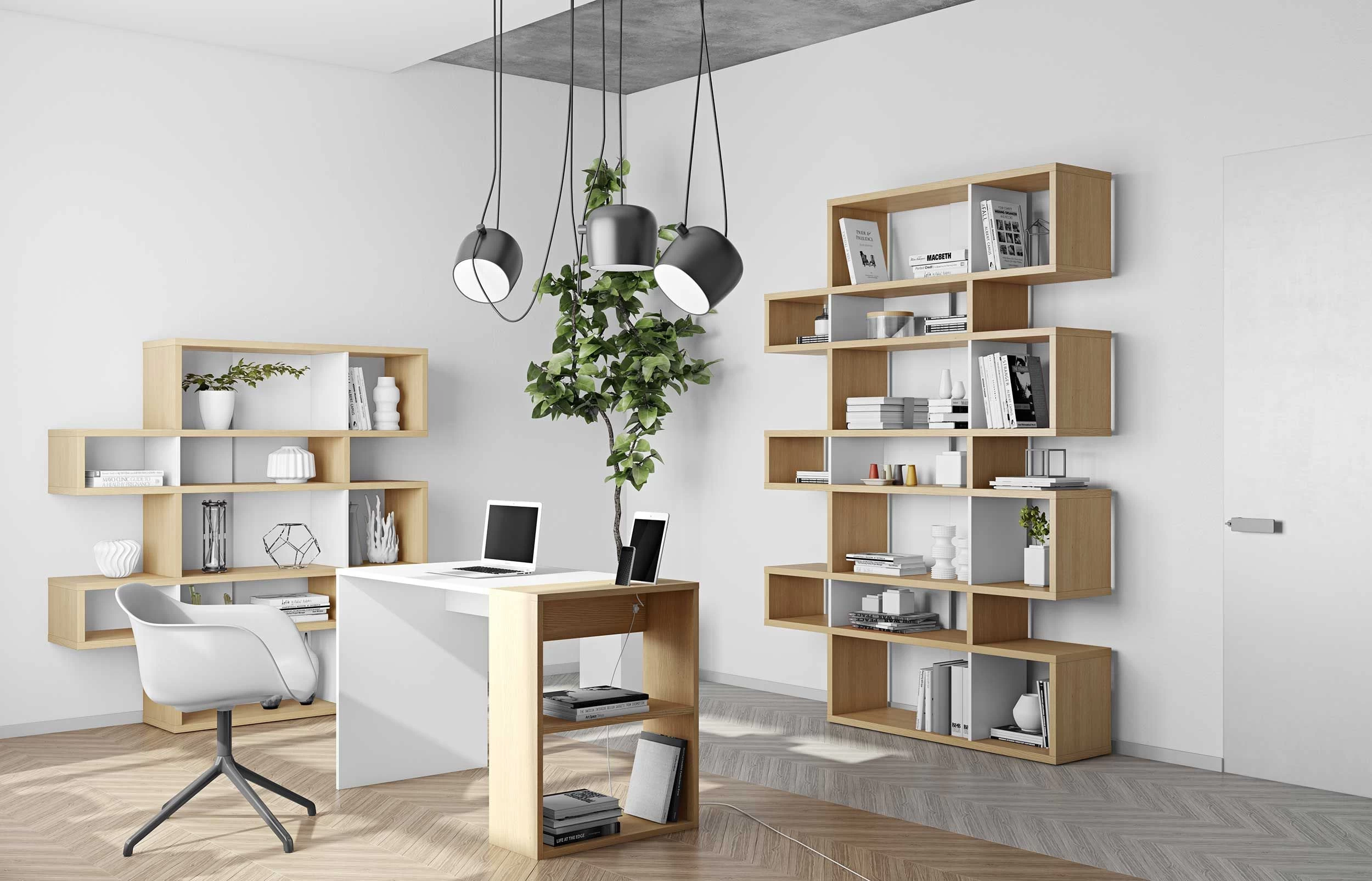 Bureau Harbour - Wit/eik 8 Bureau Harbour - Wit/eik - Afbeelding 6