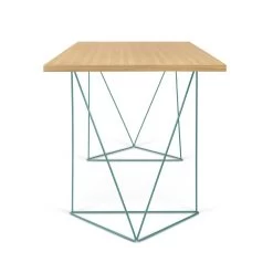 Bureau Flo - Wilde Eik/groene Pootjes -Collectie Slaapkamermeubels 9500.053245 Flow 140 Oak Green Steel 7 b71c