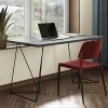 Bureau Flo - Beton/zwarte Pootjes 1 Bureau Flo - Beton/zwarte Pootjes -Collectie Slaapkamermeubels 9500.054051 Flow 140 Concrete Black Steel 9 a c09e