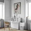Bureau/opbergkast Fox 110cm - Wit 1 Bureau/opbergkast Fox 110cm - Wit -Collectie Slaapkamermeubels 9500.054112 Focus Home Office Pure White 10 3b3b