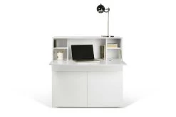 Bureau/opbergkast Fox 110cm - Wit 23 Bureau/opbergkast Fox 110cm - Wit -Collectie Slaapkamermeubels 9500.054112 Focus Home Office Pure White 2 bb9a