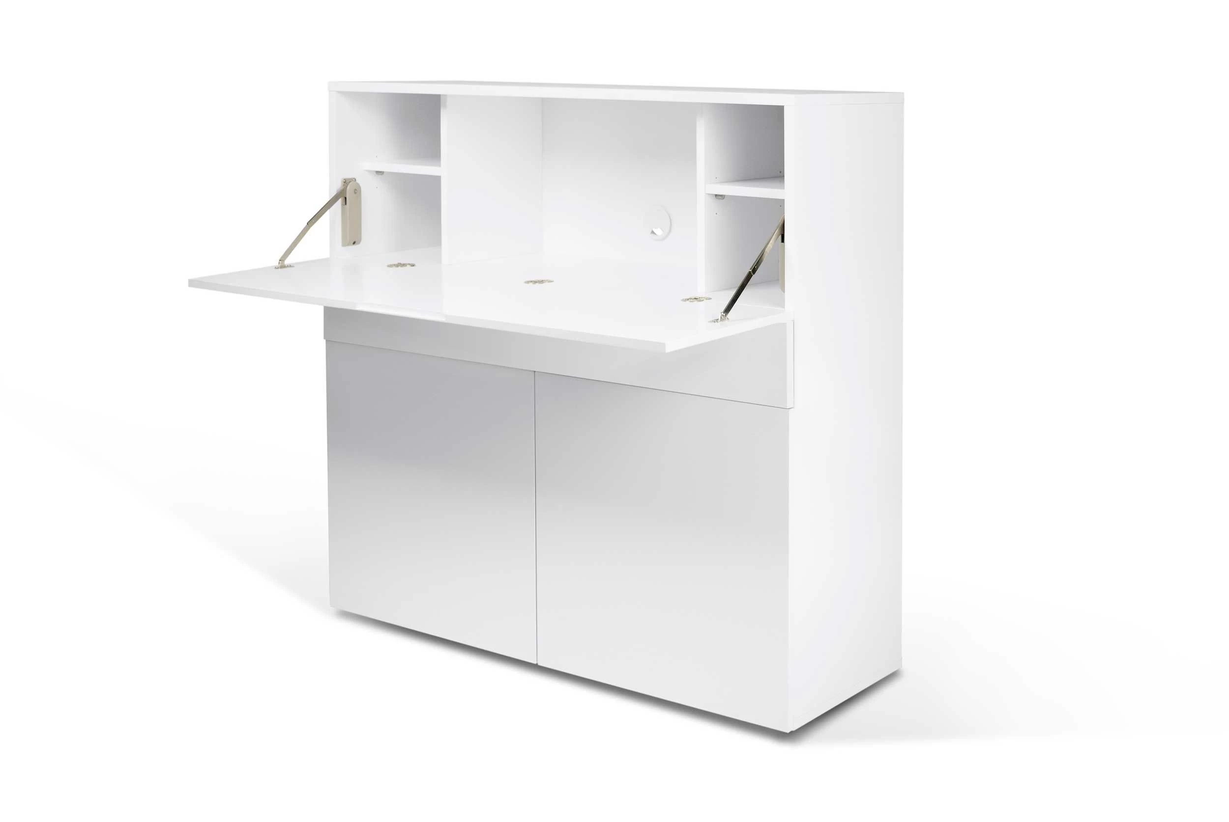 Bureau/opbergkast Fox 110cm - Wit 10 Bureau/opbergkast Fox 110cm - Wit - Afbeelding 8