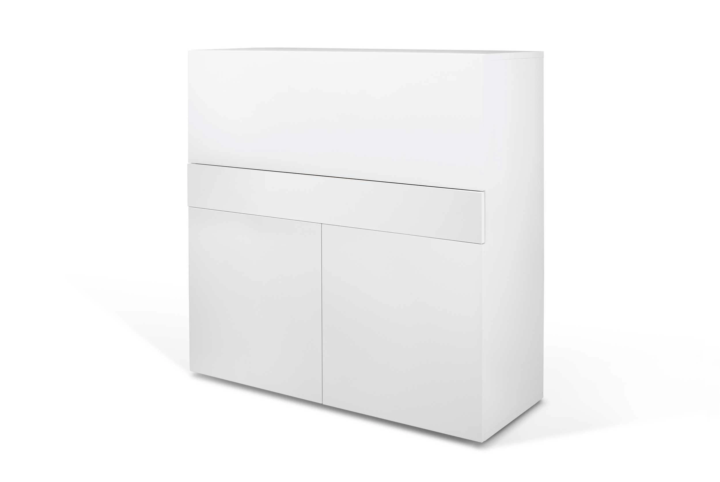 Bureau/opbergkast Fox 110cm - Wit 6 Bureau/opbergkast Fox 110cm - Wit - Afbeelding 4