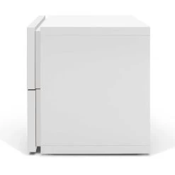 Nachtkastje Aurora 2 Laden - Wit -Collectie Slaapkamermeubels 9500.310263 Aurora Night Table White 4 46c6