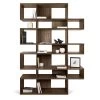 Boekenkast Lisbon 3 - Walnootfineer -Collectie Slaapkamermeubels 9500.314780 London 003Walnut Walnut Backs 2 39b6