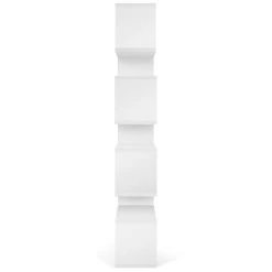 Boekenkast Lisbon | 155 X 34 X 220 Cm | White Walnut -Collectie Slaapkamermeubels 9500.314971 London 003 Pure White and Walnut 4 1d10