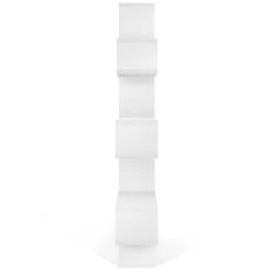 Boekenkast Lisbon | 155 X 34 X 220 Cm | White Walnut -Collectie Slaapkamermeubels 9500.314971 London 003 Pure White and Walnut 5 e787