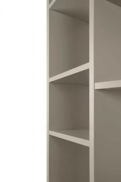 Boekenkast Varna Model 5 - Grijs -Collectie Slaapkamermeubels 9500.316517 Valsa 005 MatteGrey 6 d131