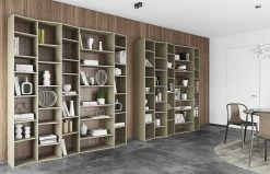 Boekenkast Varna Model 5 - Grijs -Collectie Slaapkamermeubels 9500.316517 Valsa 005 MatteGrey 8 430c