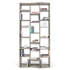 Boekenkast Varna Model 7 - Grijs -Collectie Slaapkamermeubels 9500.316555 Valsa 007 Matte Grey 1 189a