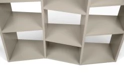 Boekenkast Varna Model 7 - Grijs -Collectie Slaapkamermeubels 9500.316555 Valsa 007 Matte Grey 5 f42b